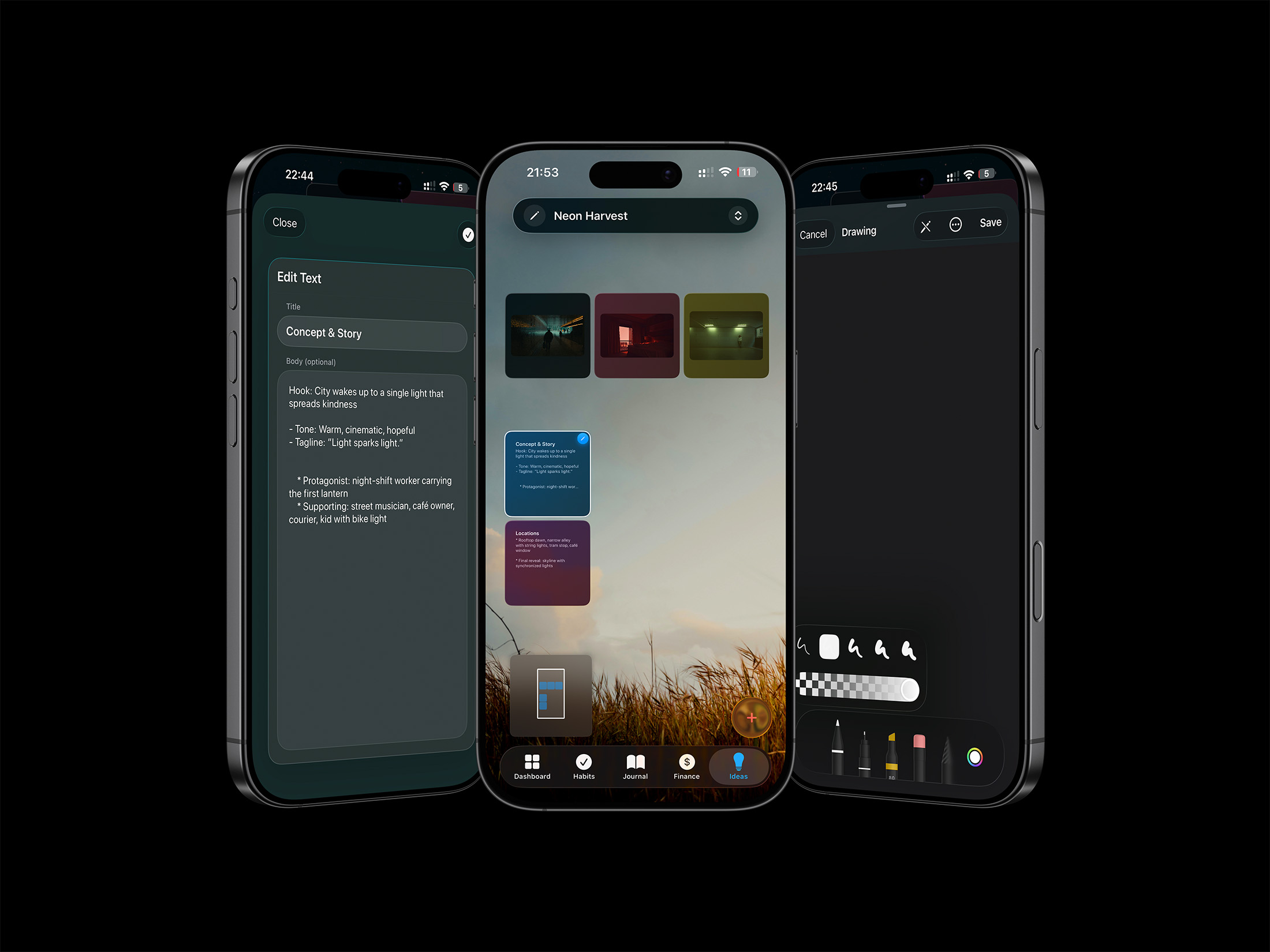 Xified ideas with magnetic canvas and unlimited visual workspace